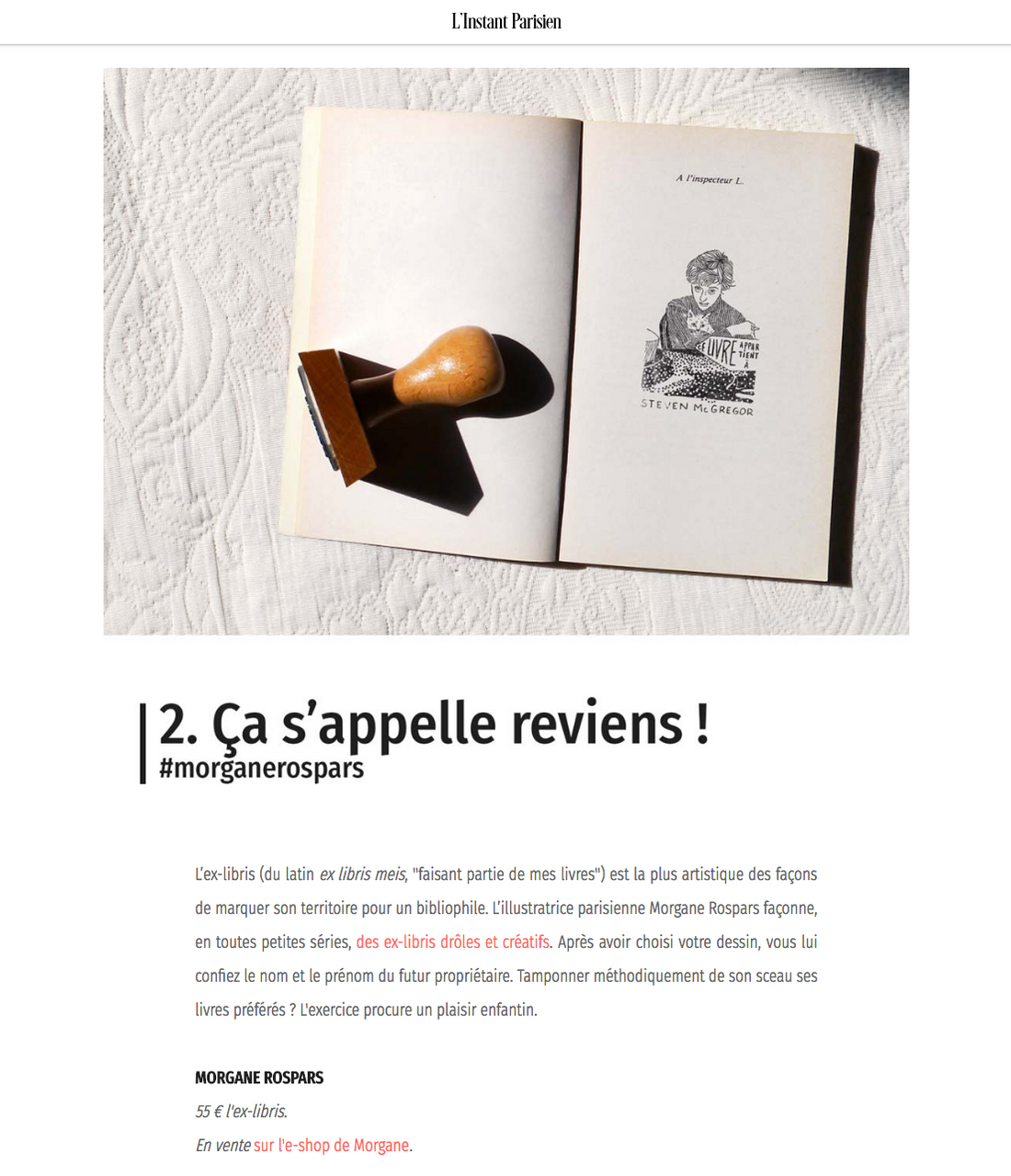 L'intant Parisien