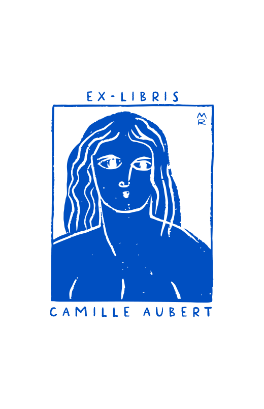 Femme Bleue dans son Miroir