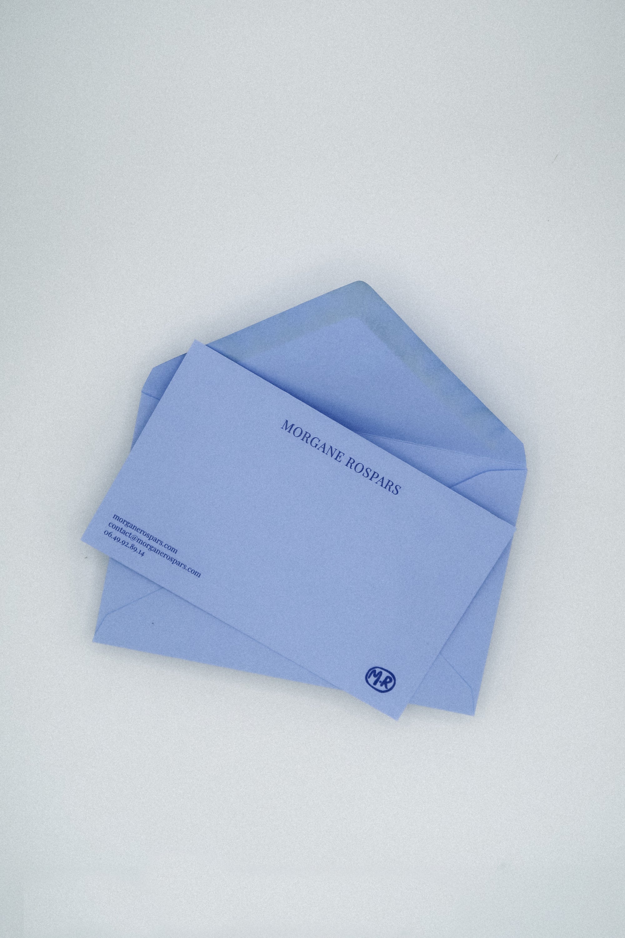Petites cartes de correspondance personnalisées