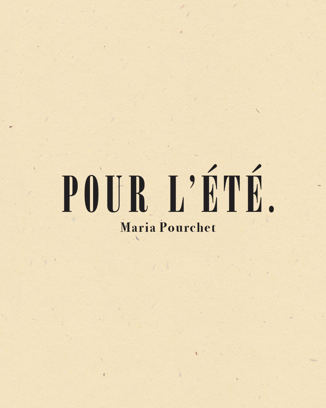 L’Été de Maria