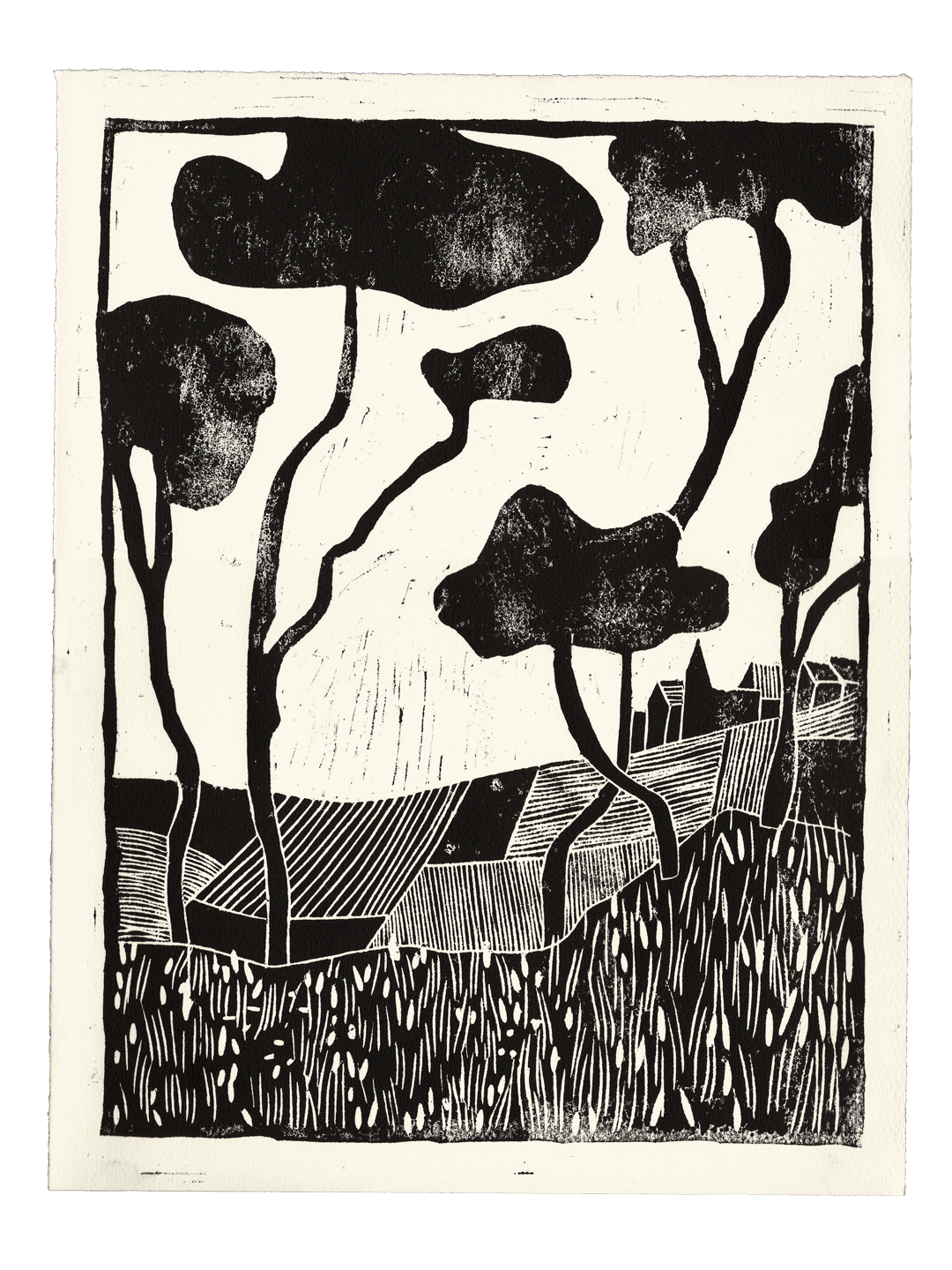Trees and Village