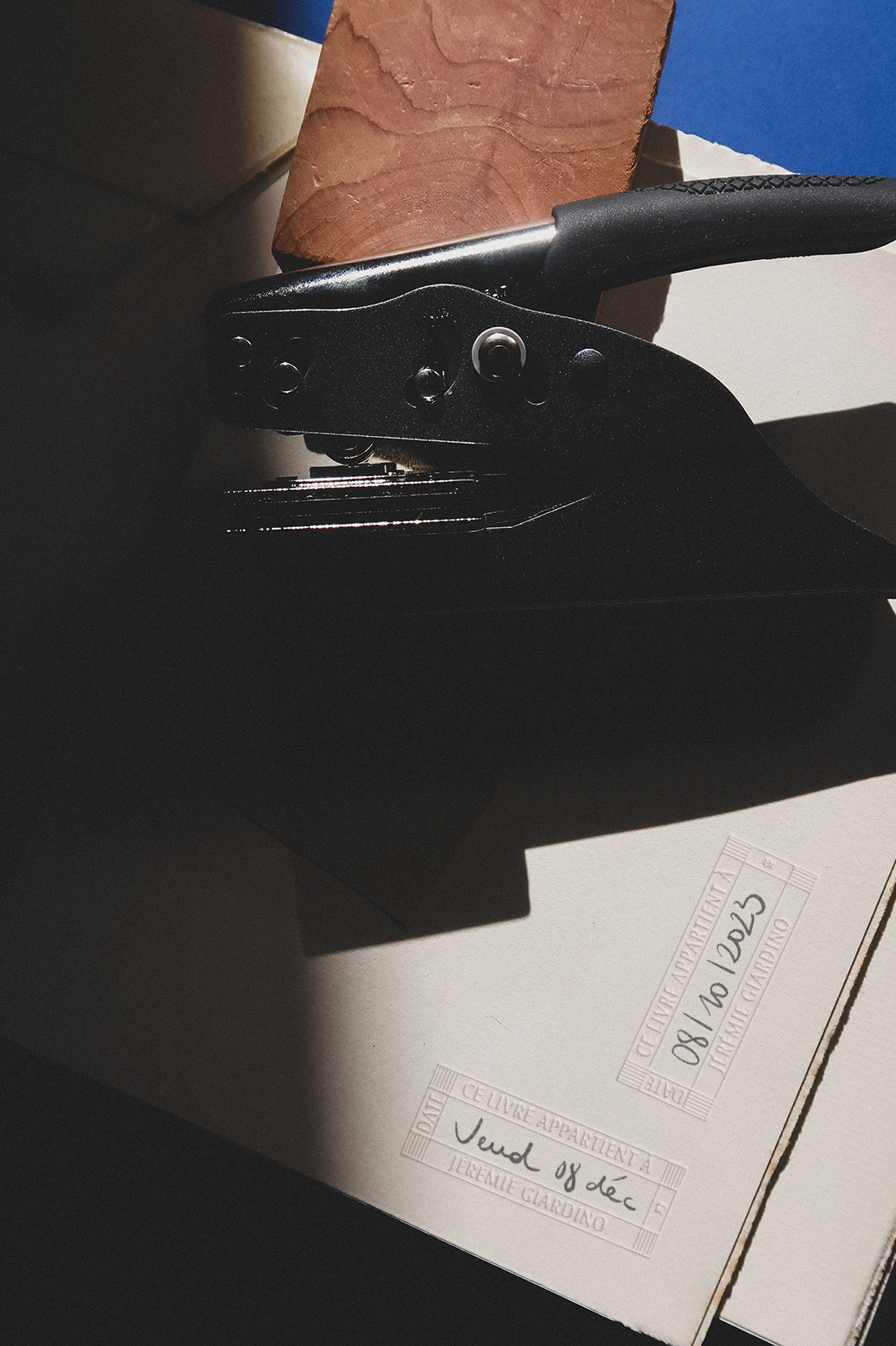 Dry stamp No. 3