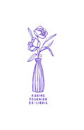 Petit vase pour deux fleurs