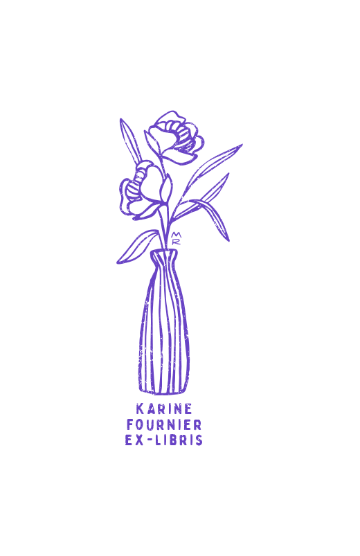 Petit vase pour deux fleurs