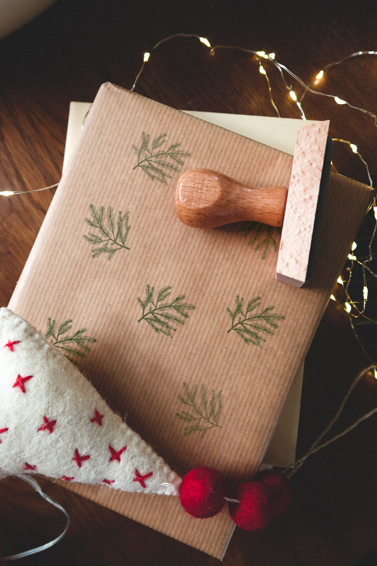 Tampon de Noël — Sapin